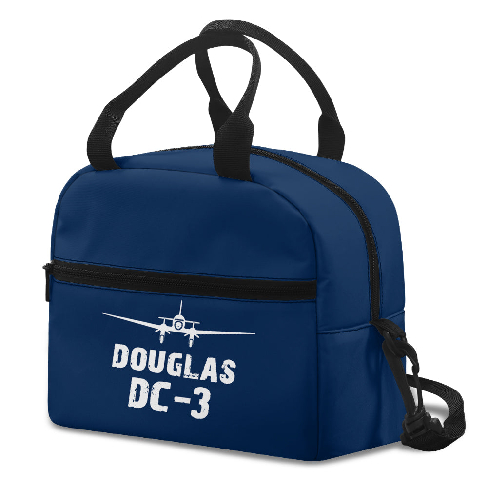 Douglas DC-3 & Plane Designed Lunch Bags