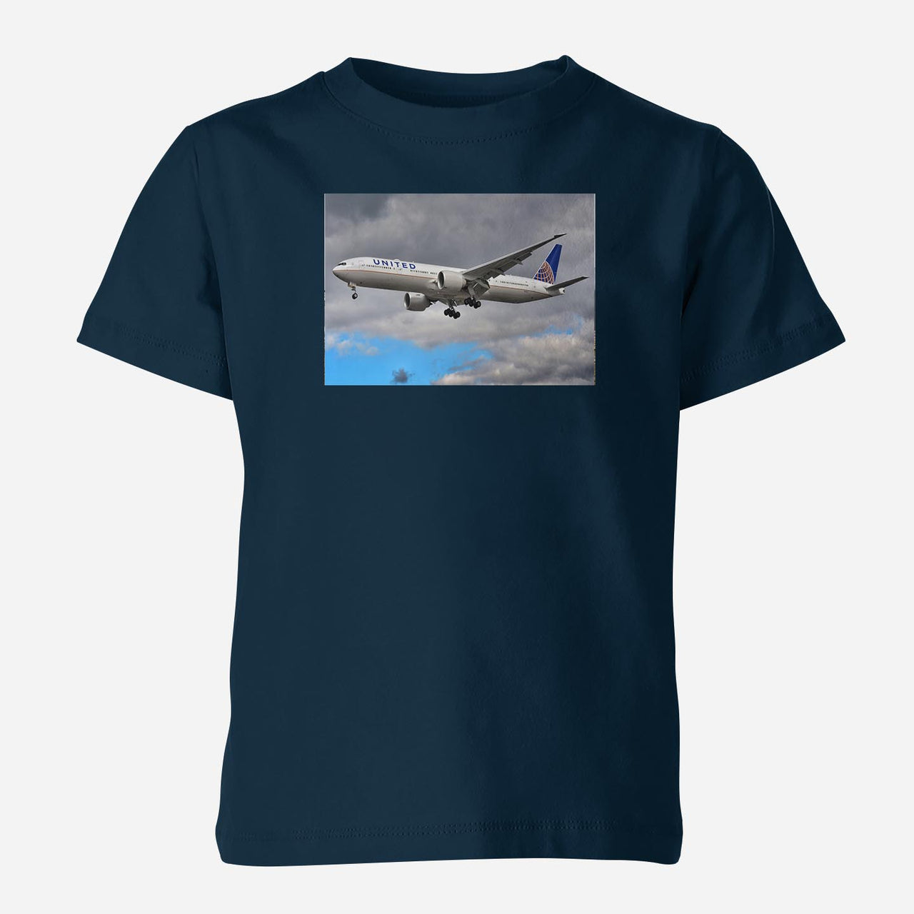 United Airways Boeing 777 Designed Children T-Shirts