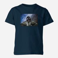 Thumbnail for Amazing Military Pilot Selfie Designed Children T-Shirts