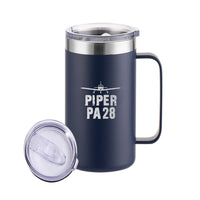 Thumbnail for Piper PA28 & Plane Designed Stainless Steel Beer Mugs