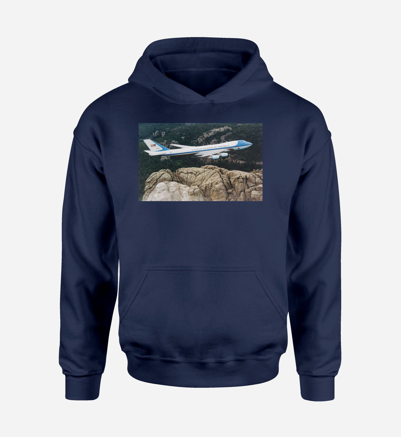 Cruising United States Of America Boeing 747 Designed Hoodies