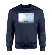 Thumbnail for Boeing 737 & City View Behind Designed Sweatshirts