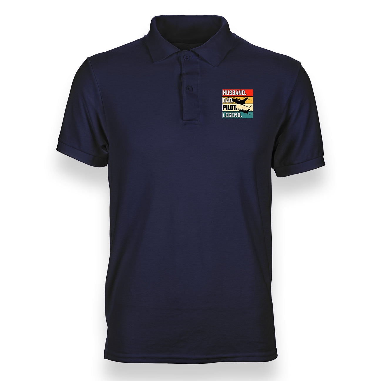 Husband & Dad & Pilot & Legend Designed "WOMEN" Polo T-Shirts