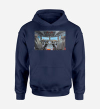 Thumbnail for Embraer E190 Cockpit Designed Hoodies