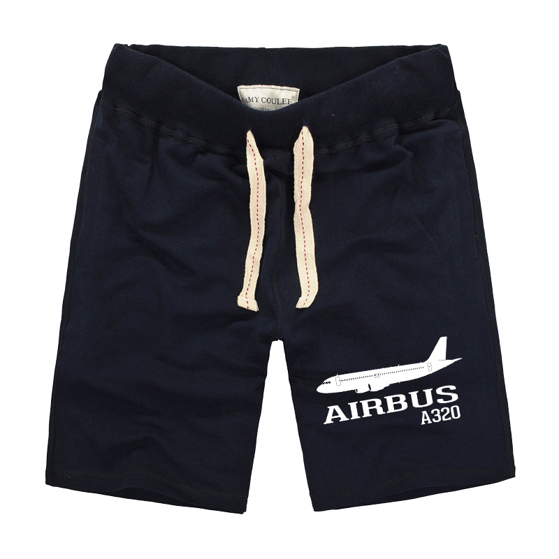 Airbus A320 Printed Designed Cotton Shorts