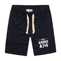 Thumbnail for Airbus A340 & Plane Designed Cotton Shorts