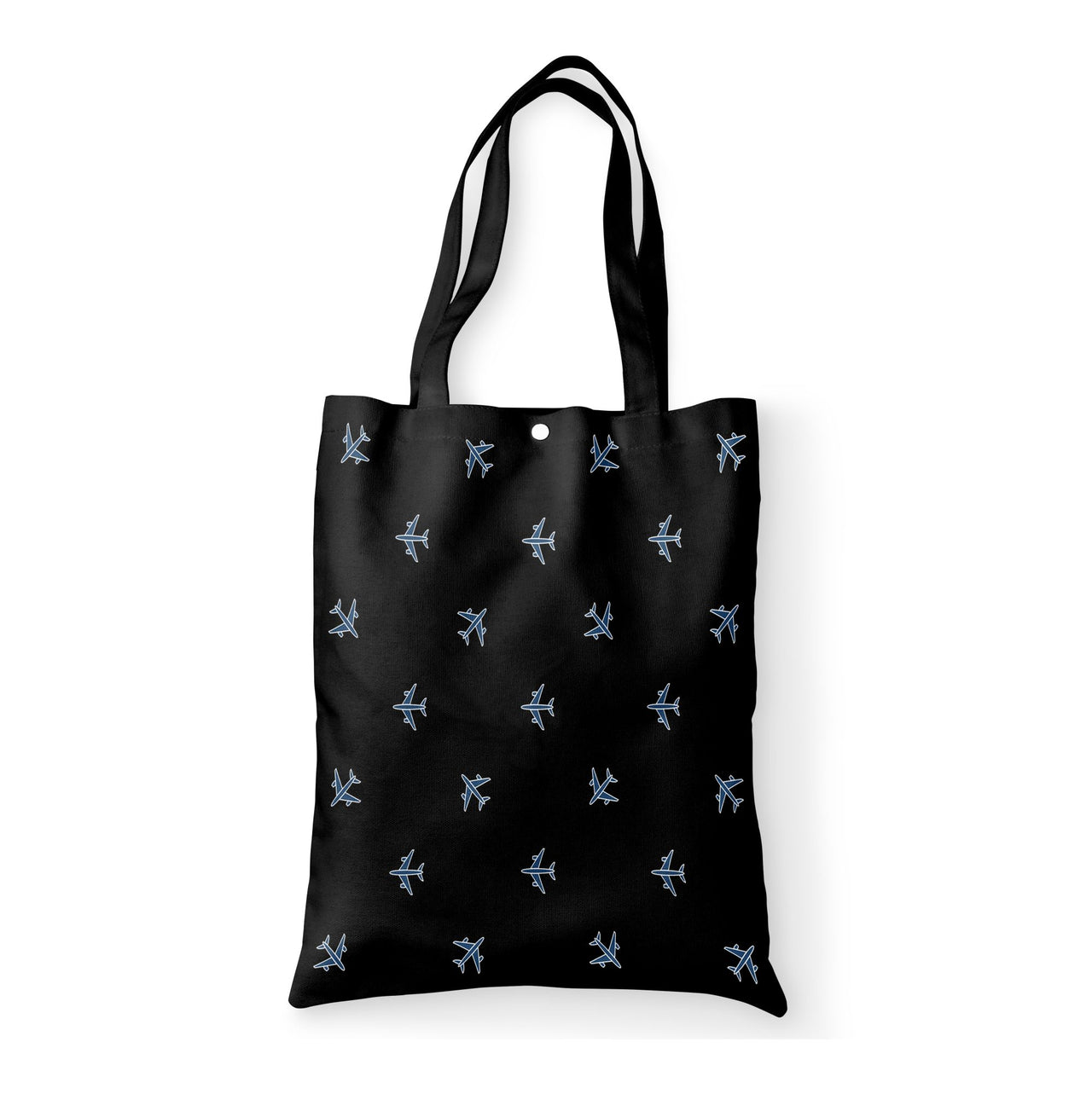 Nice Airplanes (Black) Designed Tote Bags