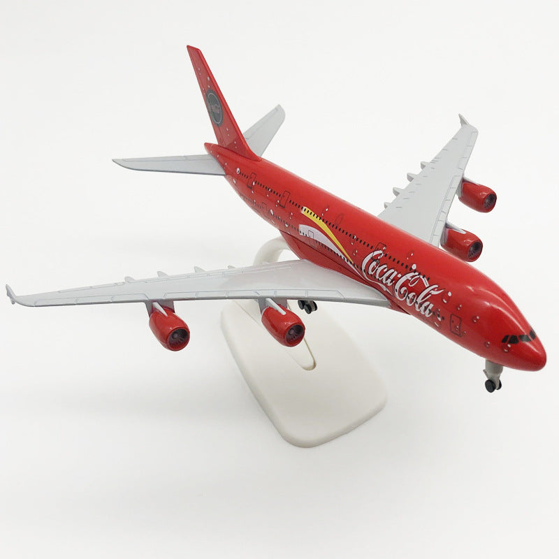 Airbus A380 (Coca-Cola Livery) Airplane Model (20CM)