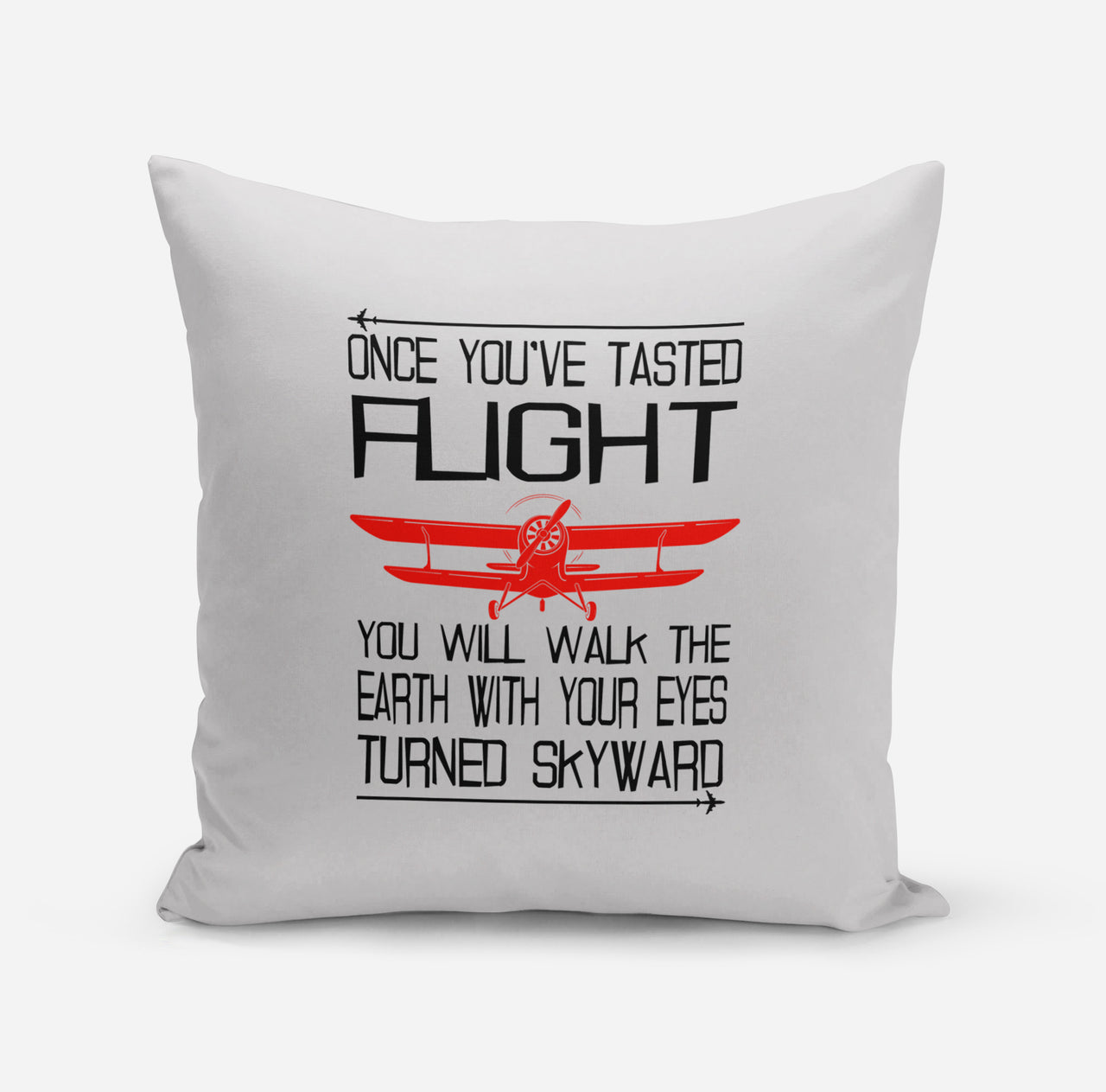 Once You've Tasted Flight Designed Pillows