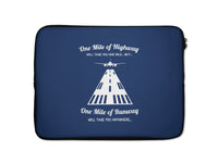 Thumbnail for One Mile of Runway Will Take you Anywhere Designed Laptop & Tablet Cases