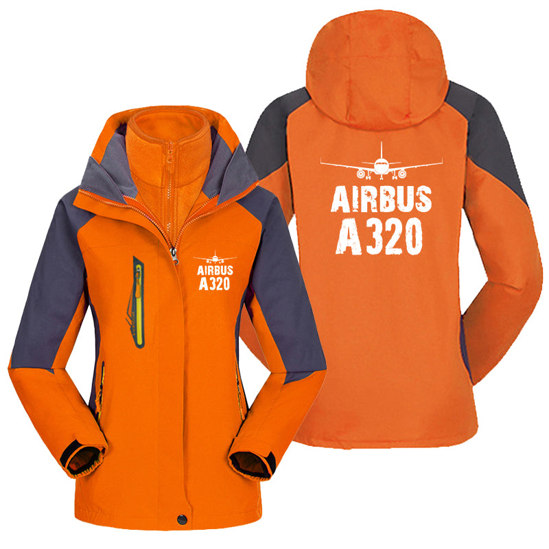 Airbus A320 & Plane Designed Thick "WOMEN" Skiing Jackets