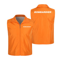 Thumbnail for Bombardier & Text Designed Thin Style Vests