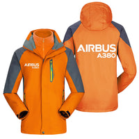 Thumbnail for Airbus A380 & Text Designed Thick Skiing Jackets