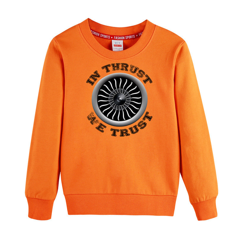 In Thrust We Trust (Vol 2) Designed "CHILDREN" Sweatshirts