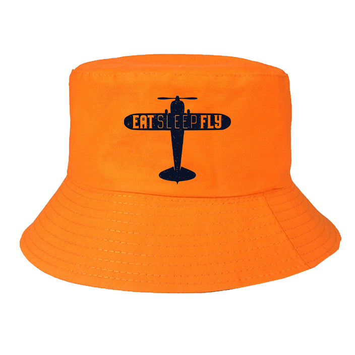 Eat Sleep Fly & Propeller Designed Summer & Stylish Hats