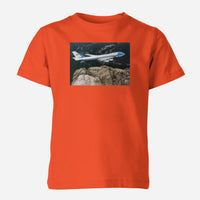 Thumbnail for Cruising United States Of America Boeing 747 Designed Children T-Shirts