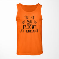 Thumbnail for Trust Me I'm a Flight Attendant Designed Tank Tops