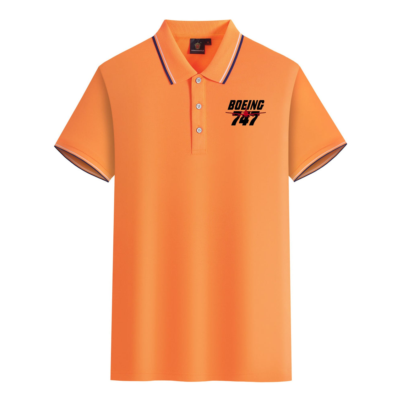 Amazing Boeing 747 Designed Stylish Polo T-Shirts