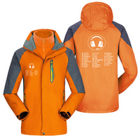 Thumbnail for Aviation Alphabet 3 Designed Thick Skiing Jackets