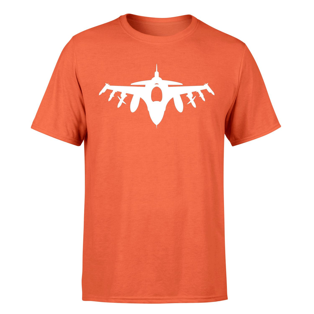 Fighting Falcon F16 Silhouette Designed T-Shirts