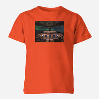 Thumbnail for Boeing 777 Cockpit Designed Children T-Shirts