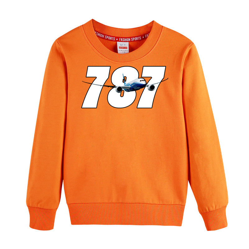 Super Boeing 787 Designed "CHILDREN" Sweatshirts