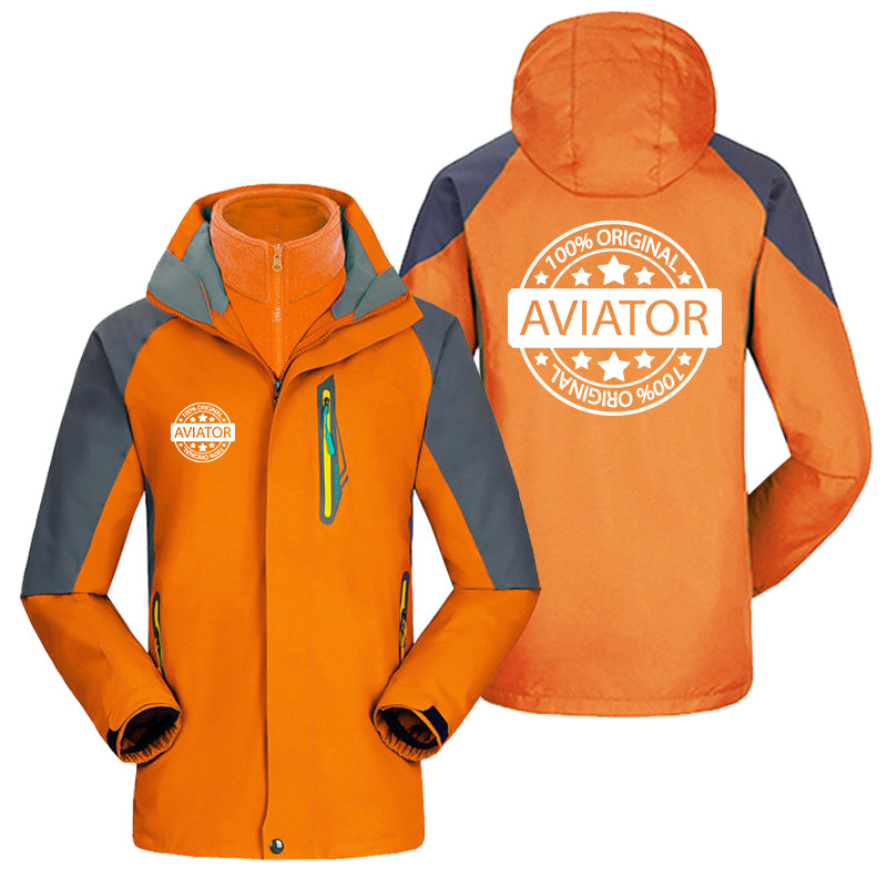 100 Original Aviator Designed Thick Skiing Jackets