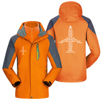 Thumbnail for Airplane Shape Aviation Alphabet Designed Thick Skiing Jackets