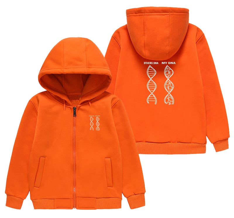 Aviation DNA Designed "CHILDREN" Zipped Hoodies