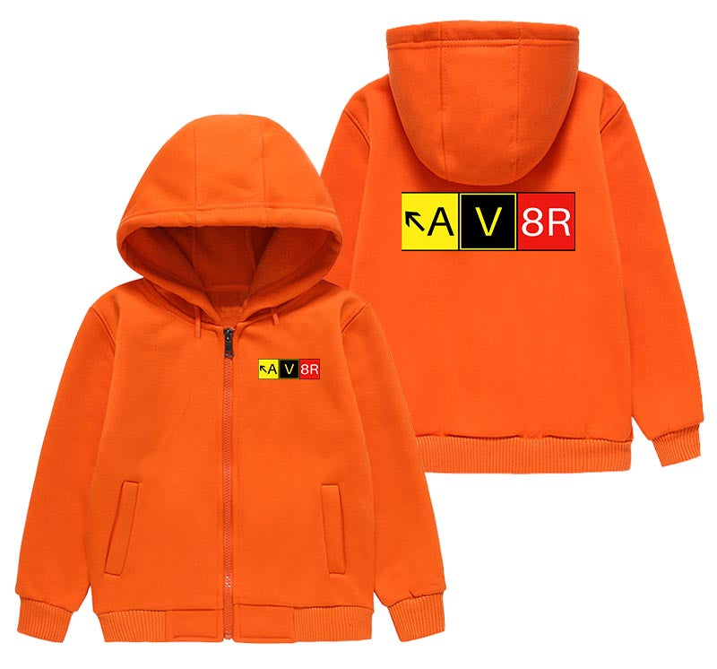 AV8R Designed "CHILDREN" Zipped Hoodies