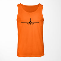 Thumbnail for McDonnell Douglas MD-11 Silhouette Plane Designed Tank Tops