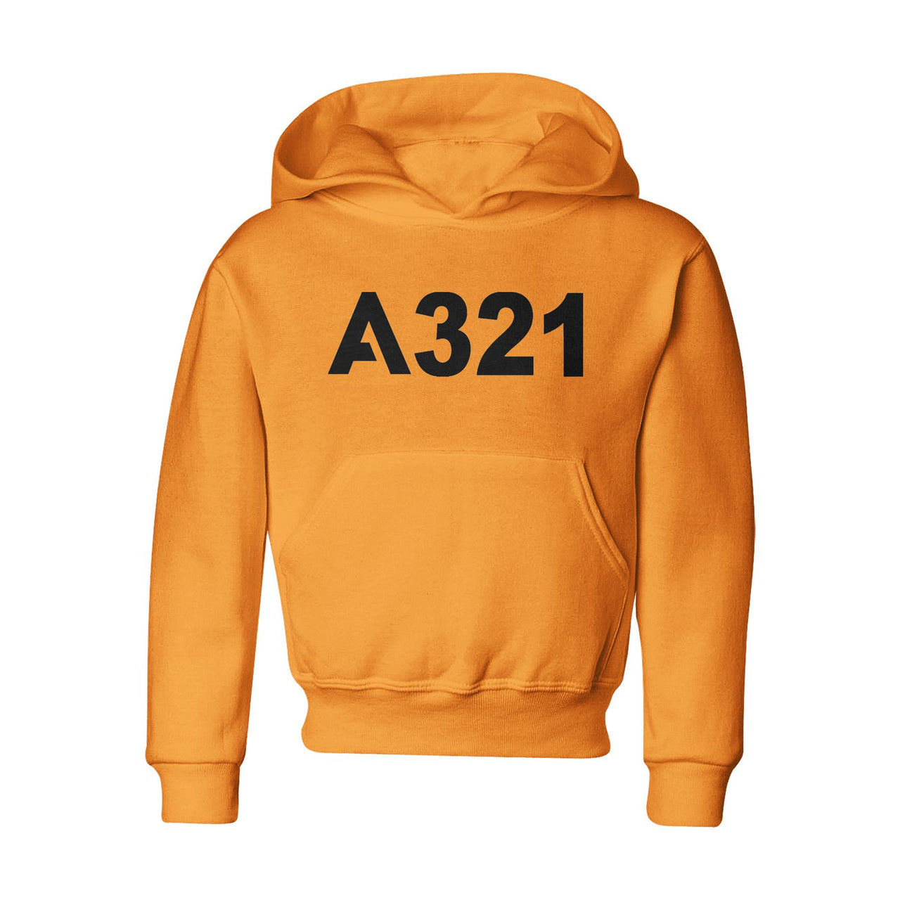 A321 Flat Text Designed "CHILDREN" Hoodies