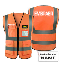 Thumbnail for Embraer & Text Designed Reflective Vests