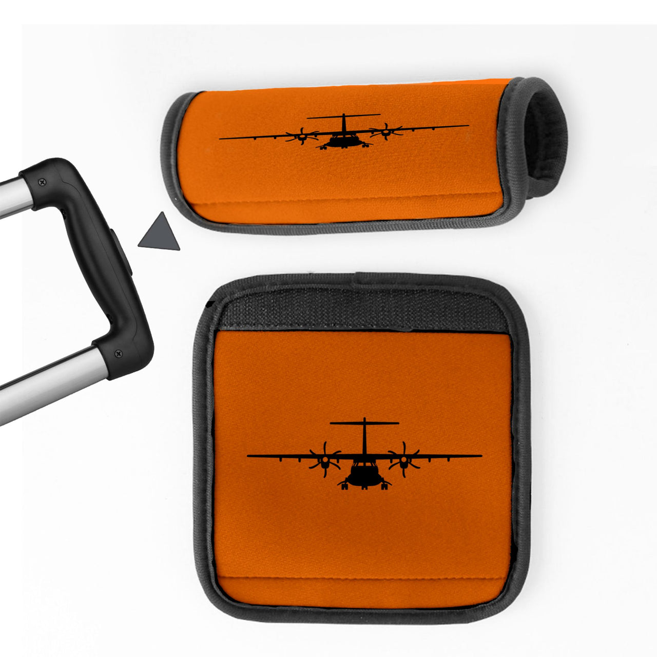 ATR-72 Silhouette Designed Neoprene Luggage Handle Covers