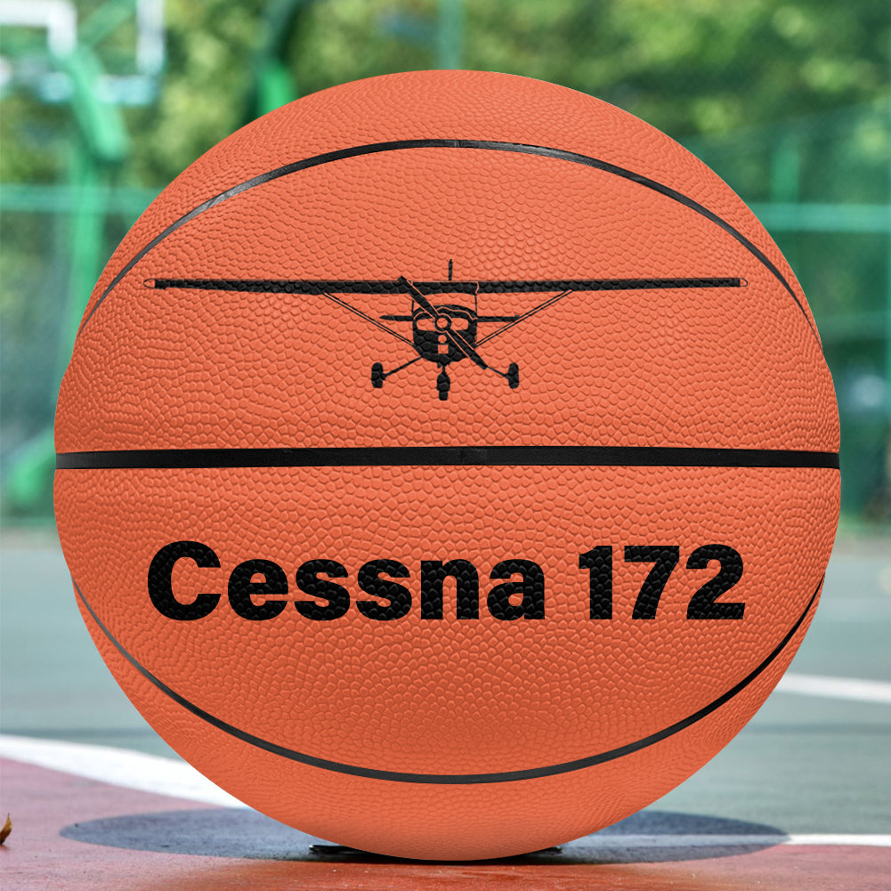 Cessna 172 Silhouette Designed Basketball