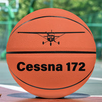 Thumbnail for Cessna 172 Silhouette Designed Basketball