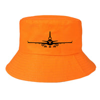 Thumbnail for McDonnell Douglas MD-11 Silhouette Plane Designed Summer & Stylish Hats