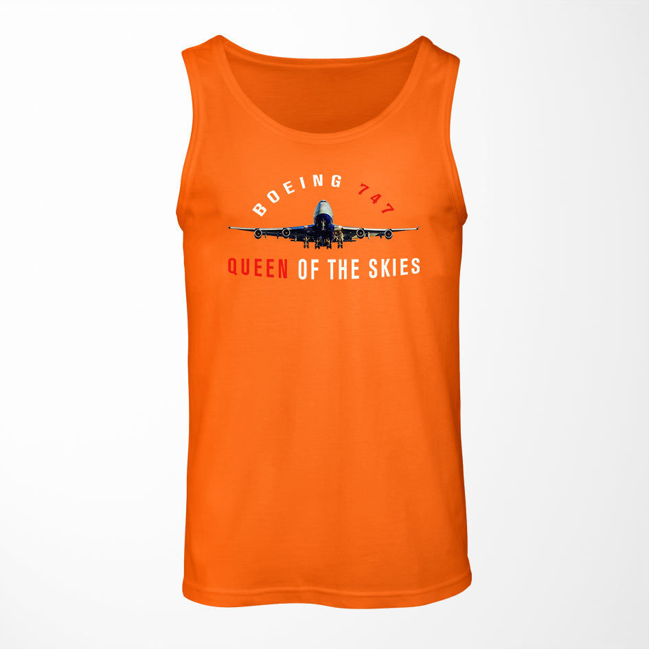 Boeing 747 Queen of the Skies Designed Tank Tops