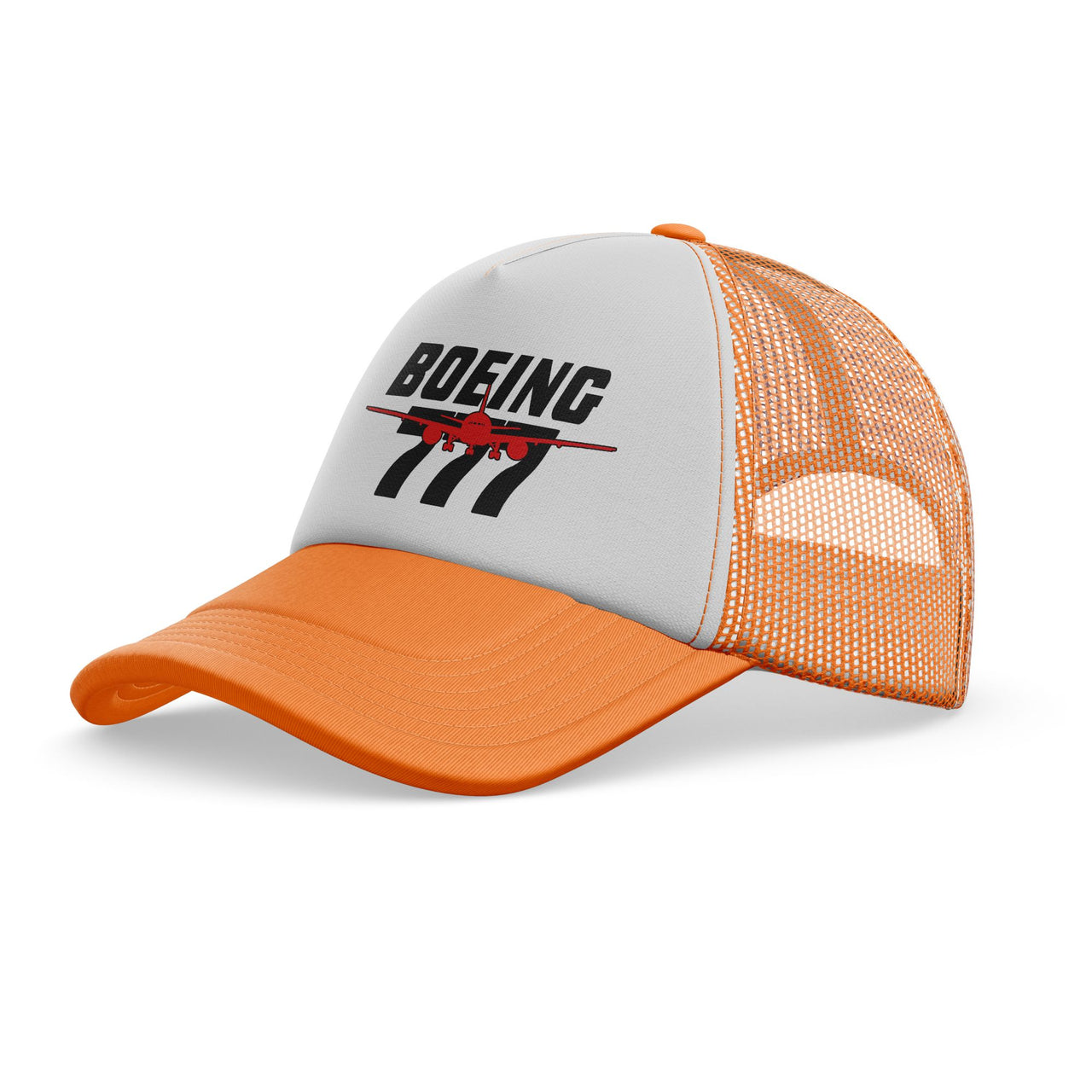 Amazing Boeing 777 Designed Trucker Caps & Hats