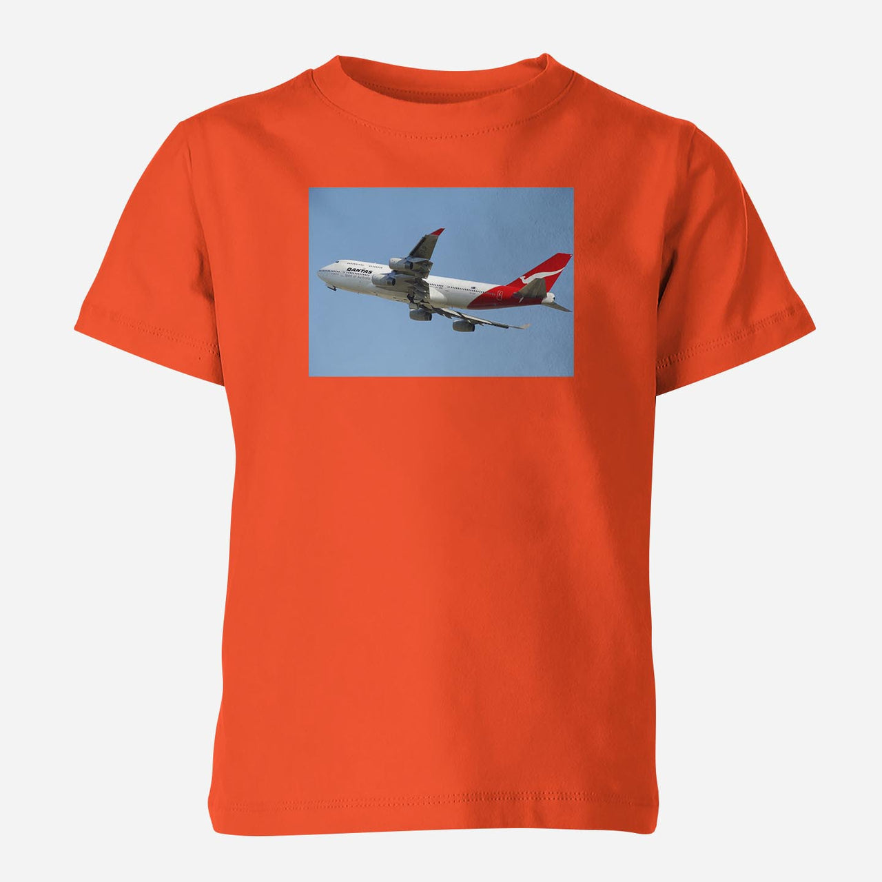 Departing Qantas Boeing 747 Designed Children T-Shirts