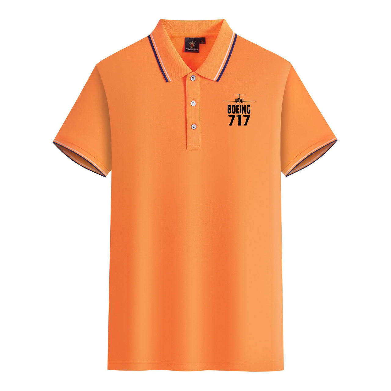 Boeing 717 & Plane Designed Stylish Polo T-Shirts