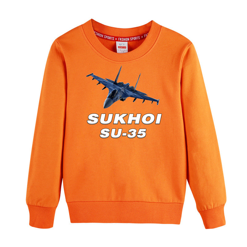 The Sukhoi SU-35 Designed "CHILDREN" Sweatshirts