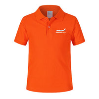 Thumbnail for The Embraer ERJ-175 Designed Children Polo T-Shirts