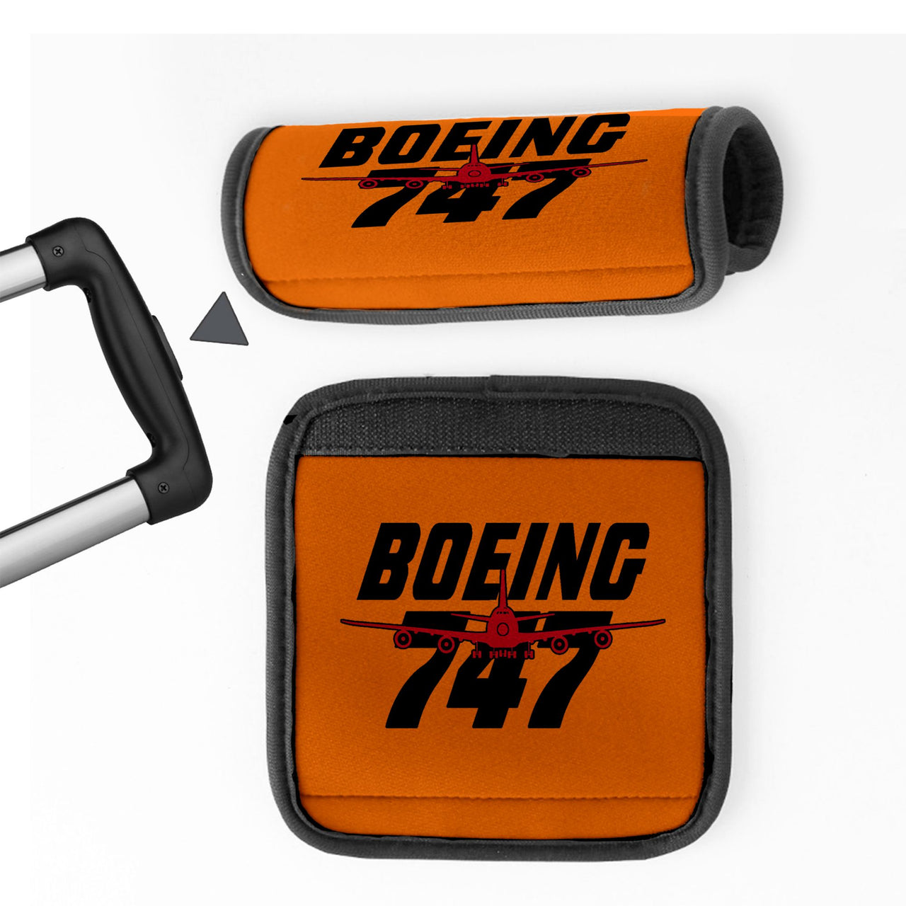 Amazing Boeing 747 Designed Neoprene Luggage Handle Covers