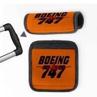 Thumbnail for Amazing Boeing 747 Designed Neoprene Luggage Handle Covers