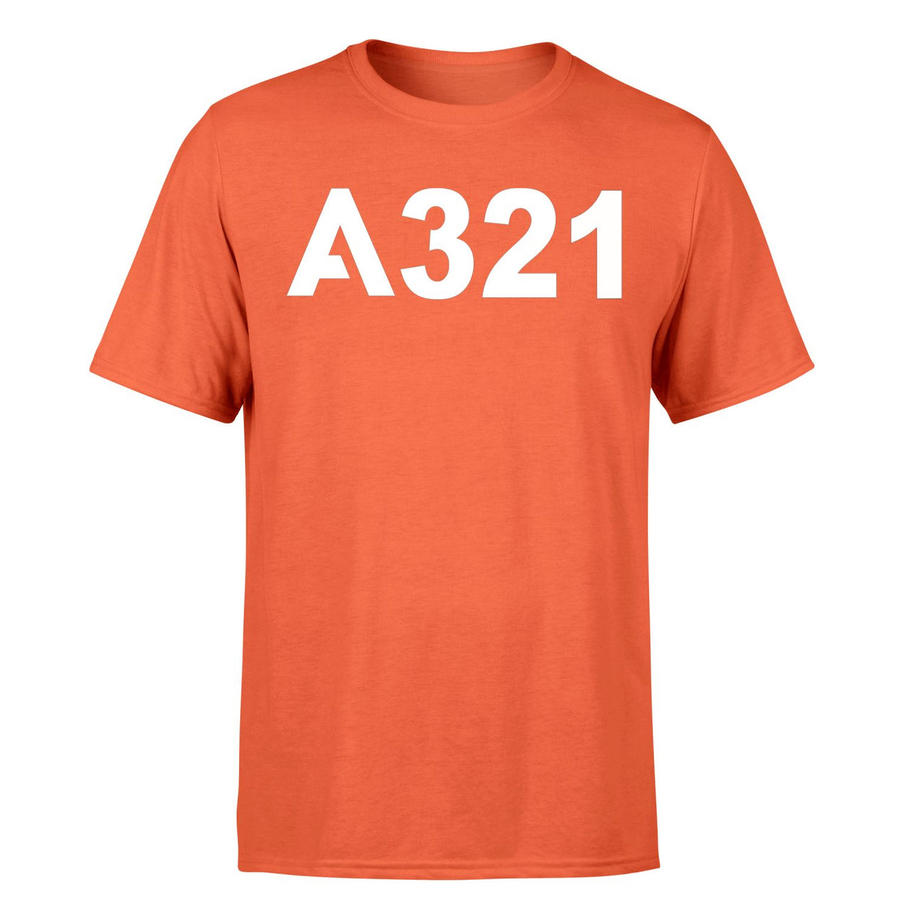 A321 Flat Text Designed T-Shirts