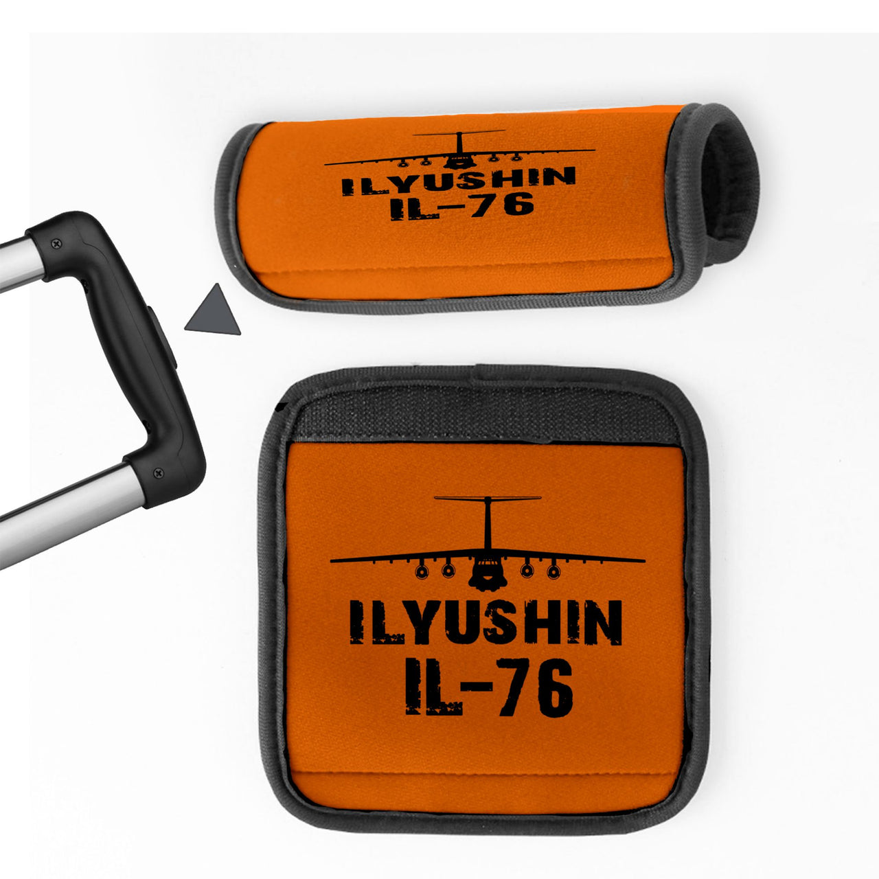 ILyushin IL-76 & Plane Designed Neoprene Luggage Handle Covers