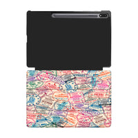 Thumbnail for Passport Stamps Designed Samsung Tablet Cases