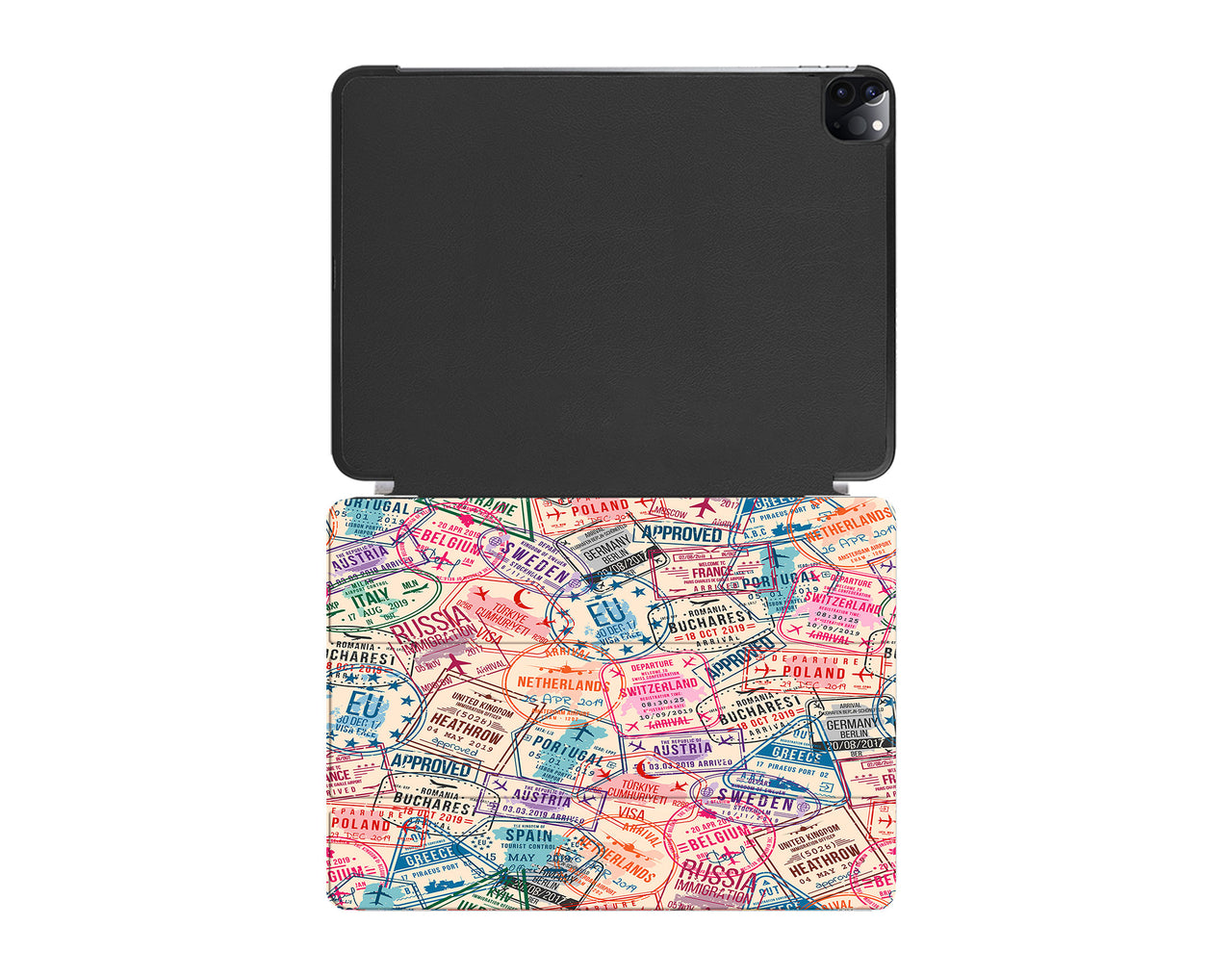 Passport Stamps Designed iPad Cases