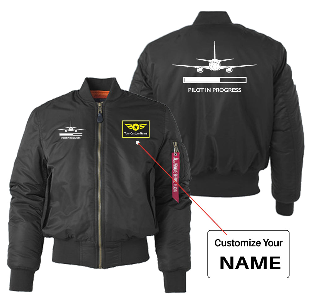 Pilot In Progress Designed "Women" Bomber Jackets